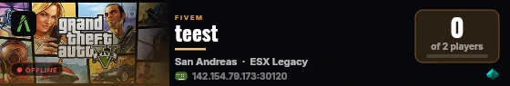 teest live status badge