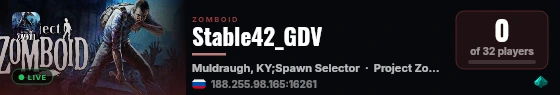 Stable42_GDV live status badge