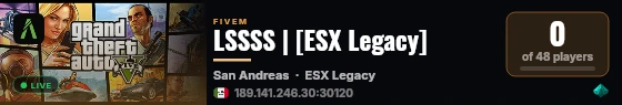LSSSS | [ESX Legacy] live status badge