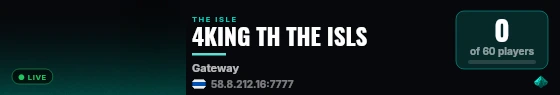 4KING TH THE ISLS live status badge