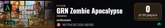 GRN Zombie Apocalypse live status badge