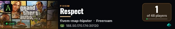 Respect live status badge