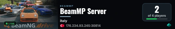 BeamMP Server live status badge