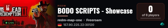 BODO SCRIPTS - Showcase live status badge