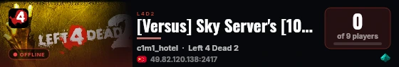 [Versus] Sky Server's [100 tick] 2# live status badge