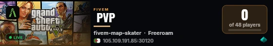  PVP  live status badge