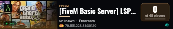 [FiveM Basic Server] LSPDFR live status badge