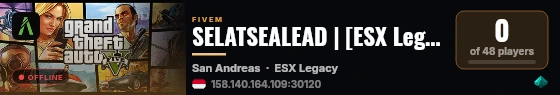 SELATSEALEAD | [ESX Legacy] live status badge