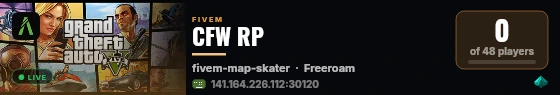 CFW RP live status badge
