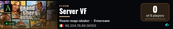 Server VF live status badge