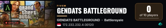 GENDATS BATTLEGROUND live status badge