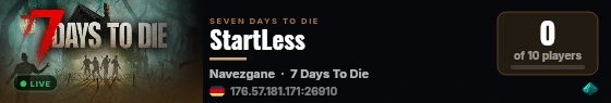 StartLess live status badge