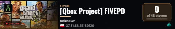 [Qbox Project] FIVEPD live status badge