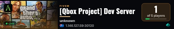[Qbox Project] Dev Server live status badge