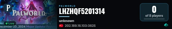 LHZHQF5201314 live status badge
