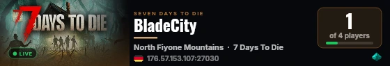 BladeCity live status badge