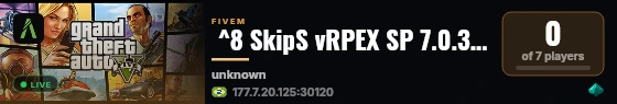  ^8 SkipS vRPEX SP 7.0.3 - ^1RED Edition live status badge