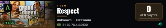 Respect live status badge