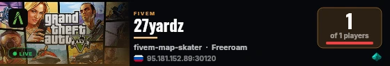 27yardz live status badge