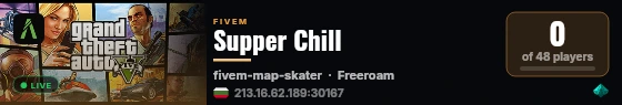 Supper Chill live status badge