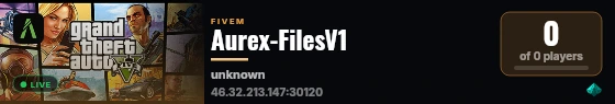 Aurex-FilesV1 live status badge