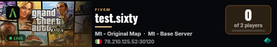 test.sixty live status badge