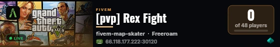 [pvp] Rex Fight live status badge