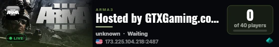 Hosted by GTXGaming.co.uk live status badge