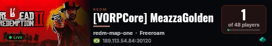 [VORPCore] MeazzaGolden live status badge