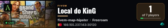 Local do KinG live status badge