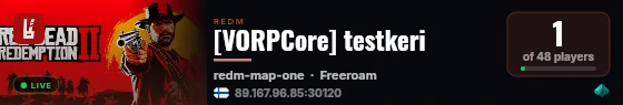 [VORPCore] testkeri live status badge