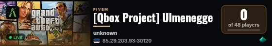 [Qbox Project] Ulmenegge live status badge