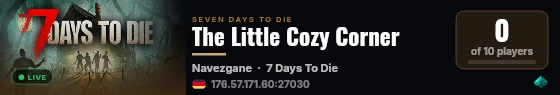 The Little Cozy Corner live status badge