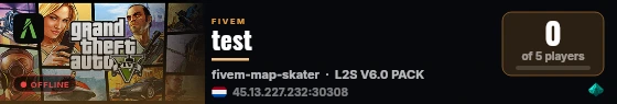 test live status badge