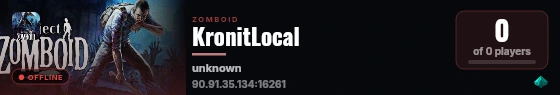 KronitLocal live status badge