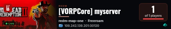 [VORPCore] myserver live status badge