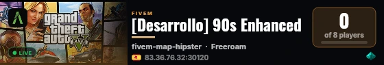 [Desarrollo] 90s Enhanced live status badge
