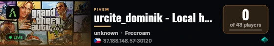 urcite_dominik - Local host live status badge