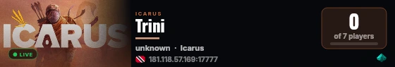 Trini live status badge