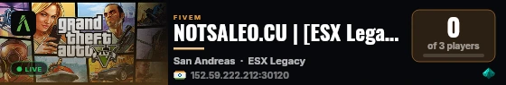 NOTSALEO.CU | [ESX Legacy] live status badge