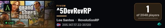 ^5DevRevRP live status badge