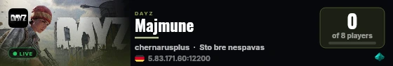 Majmune live status badge