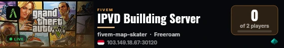 IPVD Buillding Server live status badge