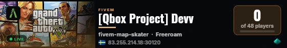 [Qbox Project] Devv live status badge