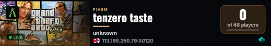 tenzero taste live status badge