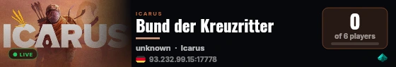 Bund der Kreuzritter live status badge