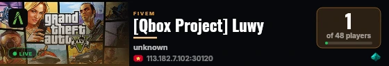 [Qbox Project] Luwy live status badge