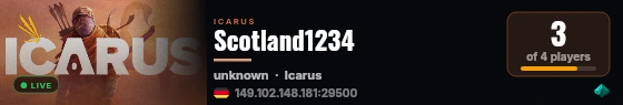 Scotland1234 live status badge
