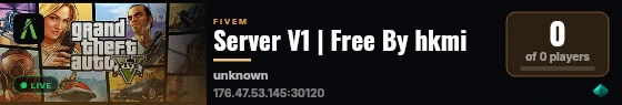 Server V1 | Free By hkmi live status badge