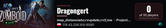 Dragongert live status badge